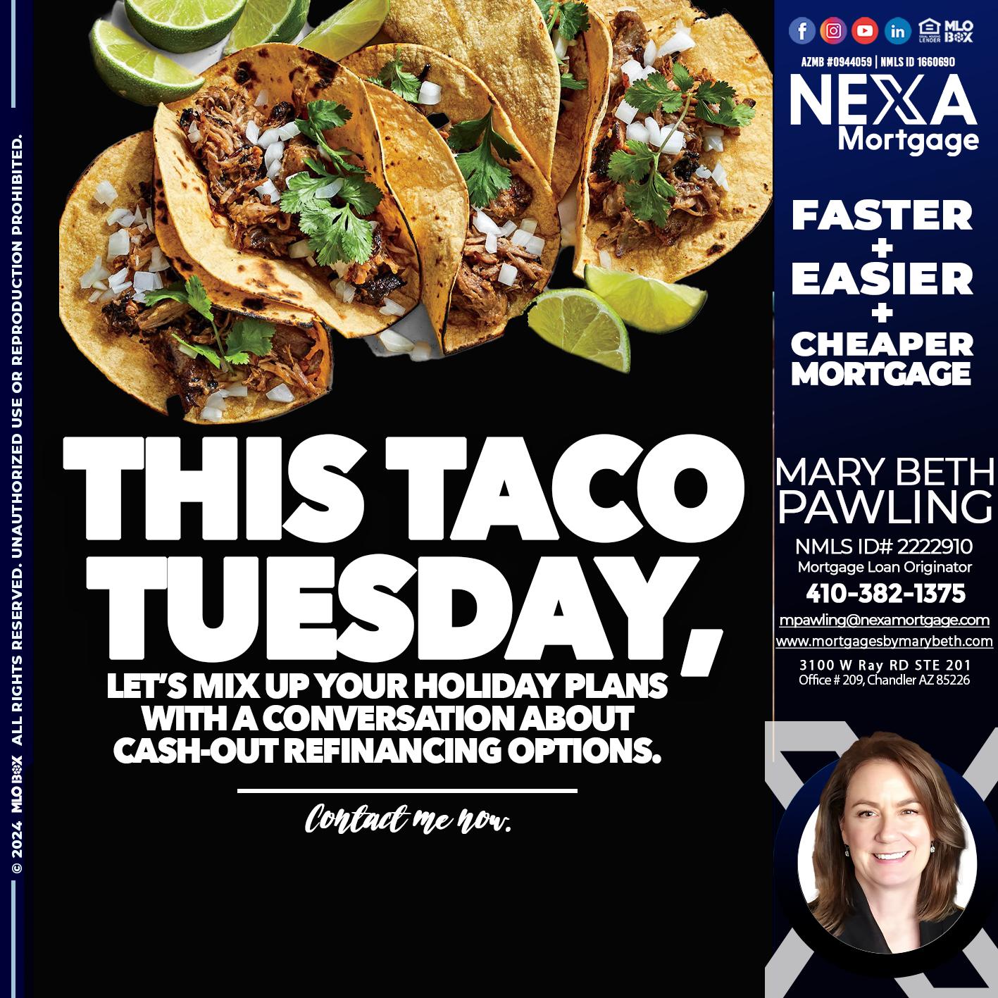 taco tuesday - Mary Beth Pawling -Mortgage Loan Originator