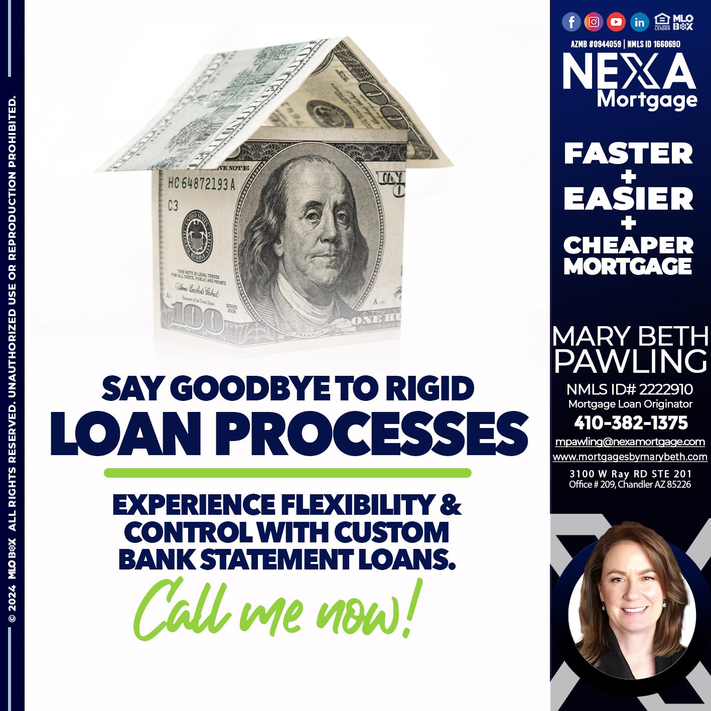 SAY GOODBYE - Mary Beth Pawling -Mortgage Loan Originator
