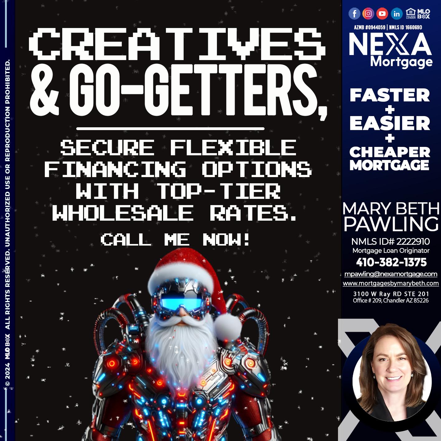creatives and go-getters - Mary Beth Pawling -Mortgage Loan Originator