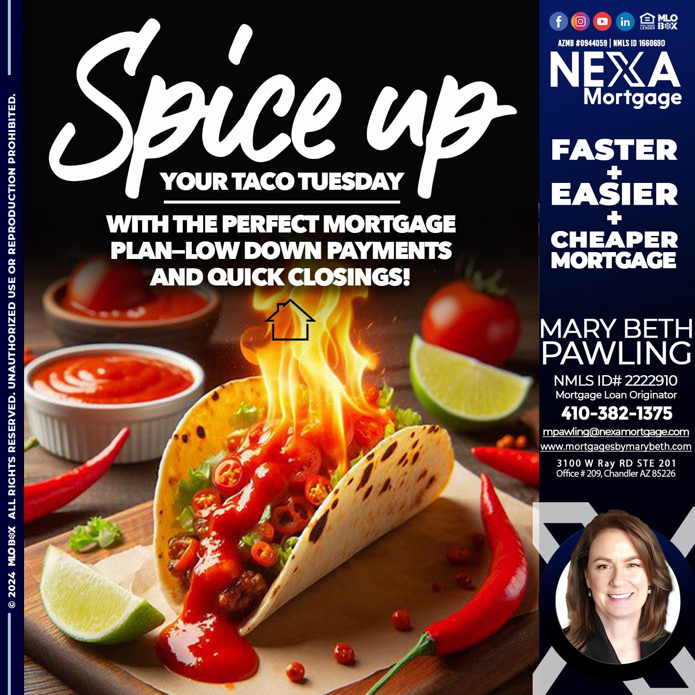 spice up - Mary Beth Pawling -Mortgage Loan Originator