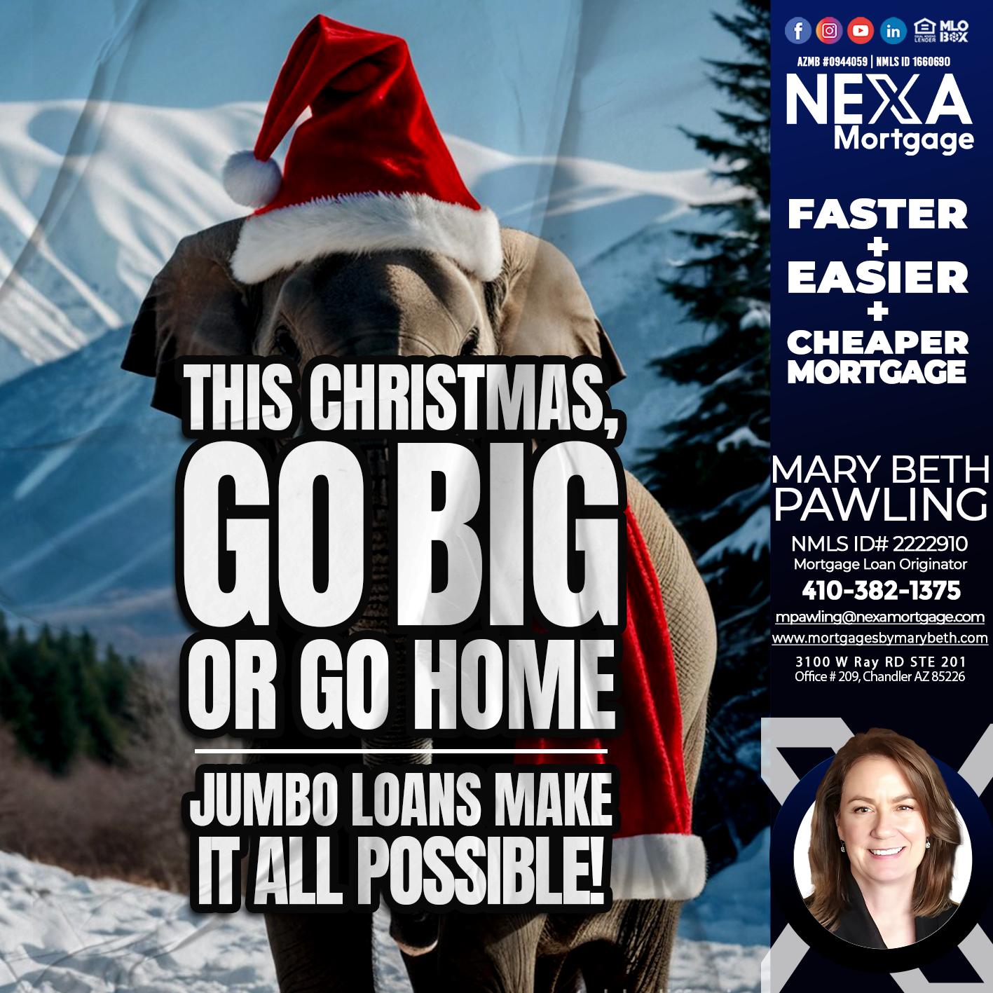 GO BIG - Mary Beth Pawling -Mortgage Loan Originator