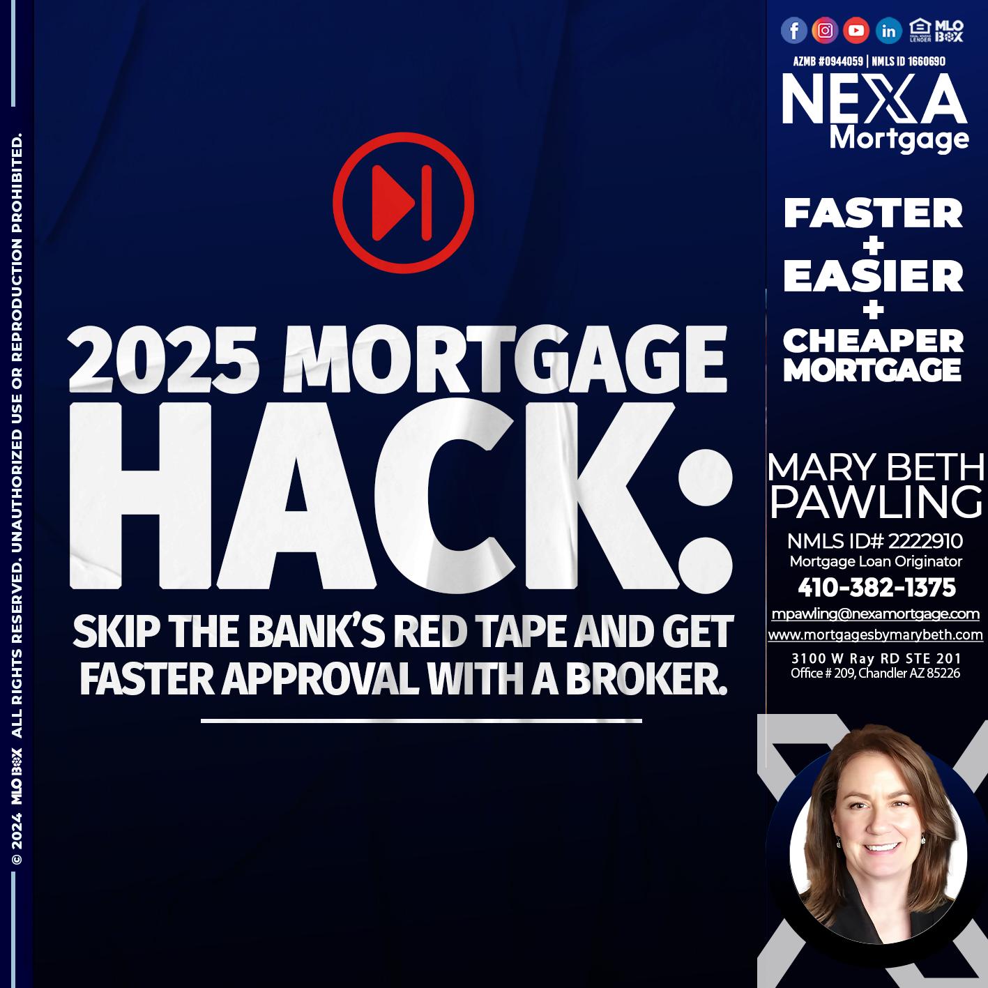 2025 HACK - Mary Beth Pawling -Mortgage Loan Originator