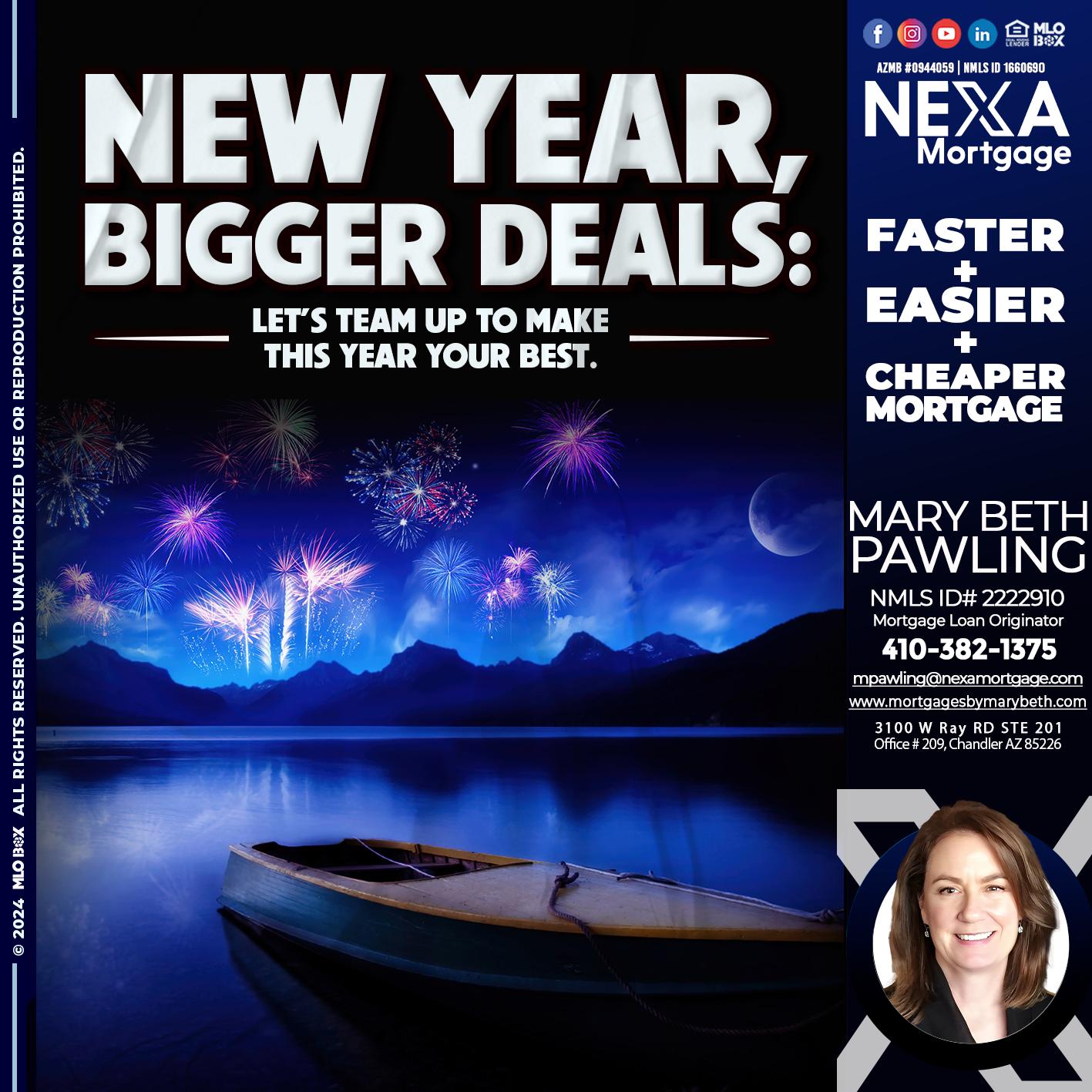 NEW YEAR - Mary Beth Pawling -Mortgage Loan Originator