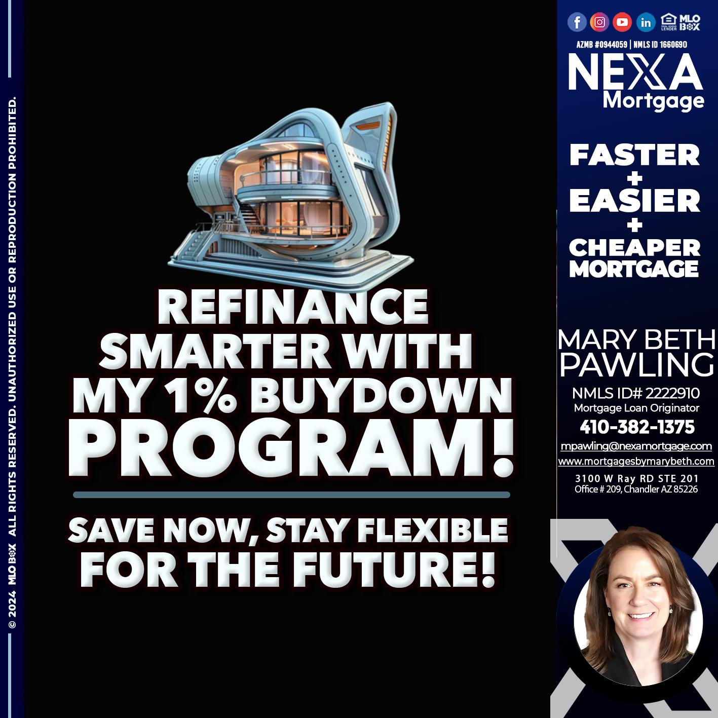 REFINANCE SMARTER - Mary Beth Pawling -Mortgage Loan Originator