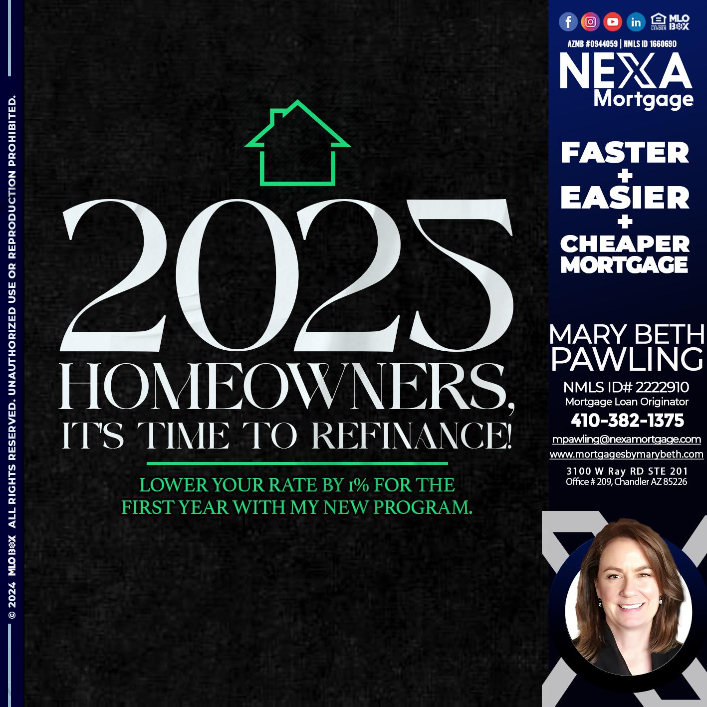 2025 HOMEOWNERSHIP - Mary Beth Pawling -Mortgage Loan Originator
