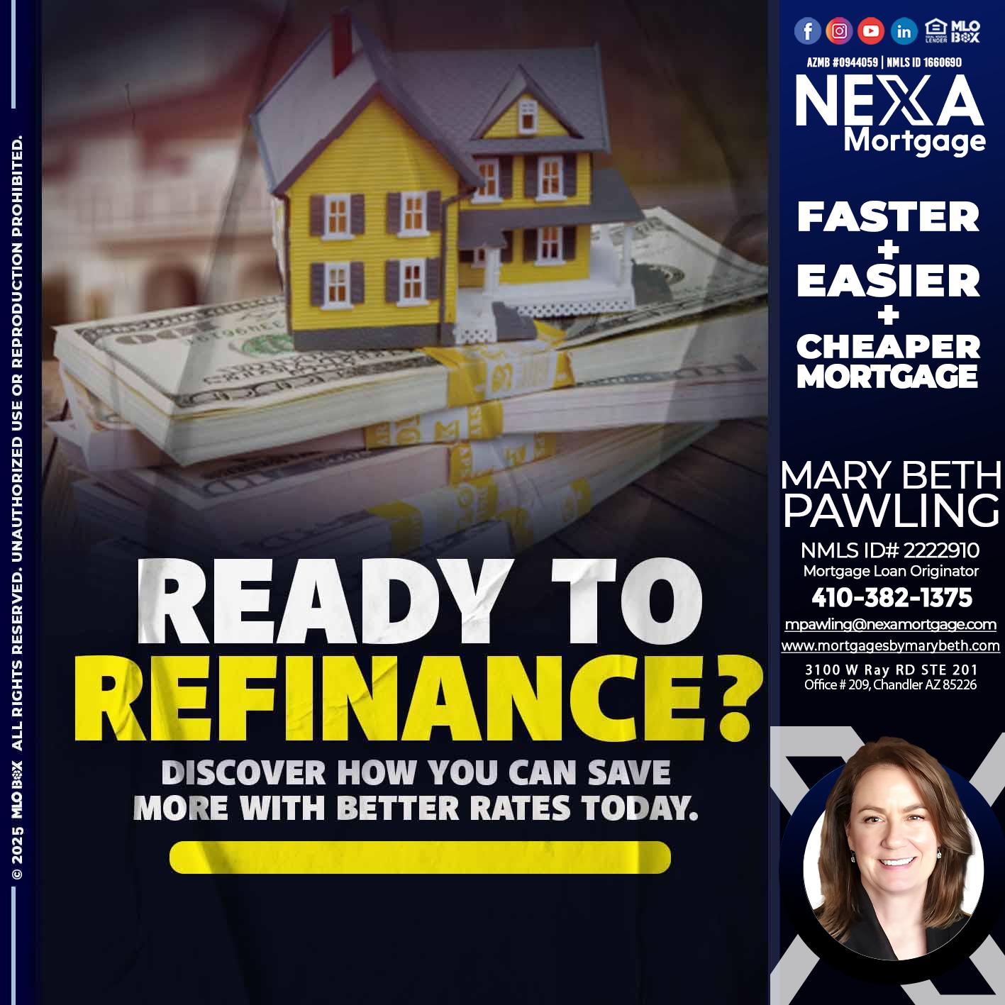 ready to refinance? - Mary Beth Pawling -Mortgage Loan Originator