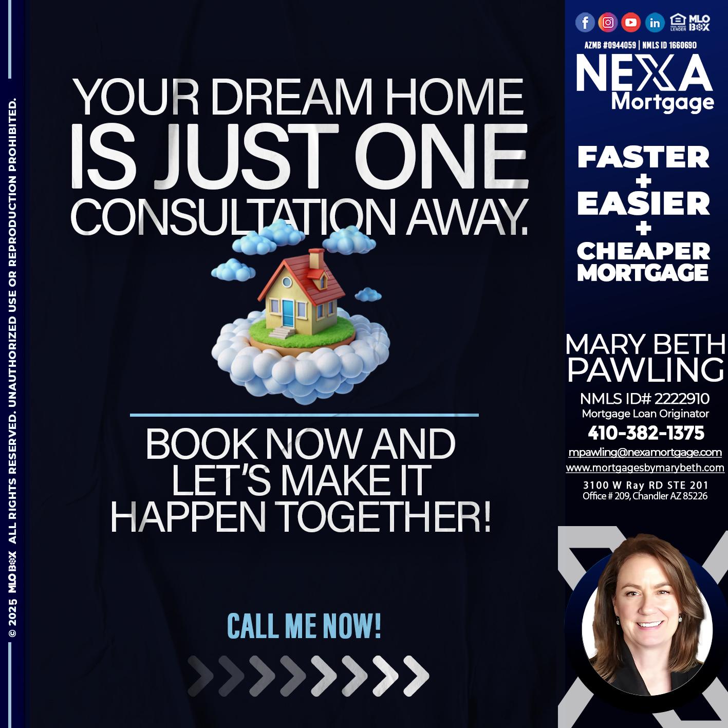 YOUR DREAM HOME - Mary Beth Pawling -Mortgage Loan Originator