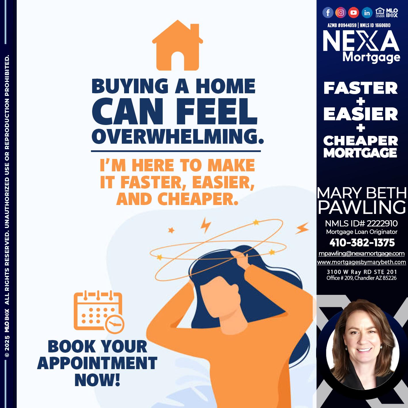 BUYING A HOME - Mary Beth Pawling -Mortgage Loan Originator