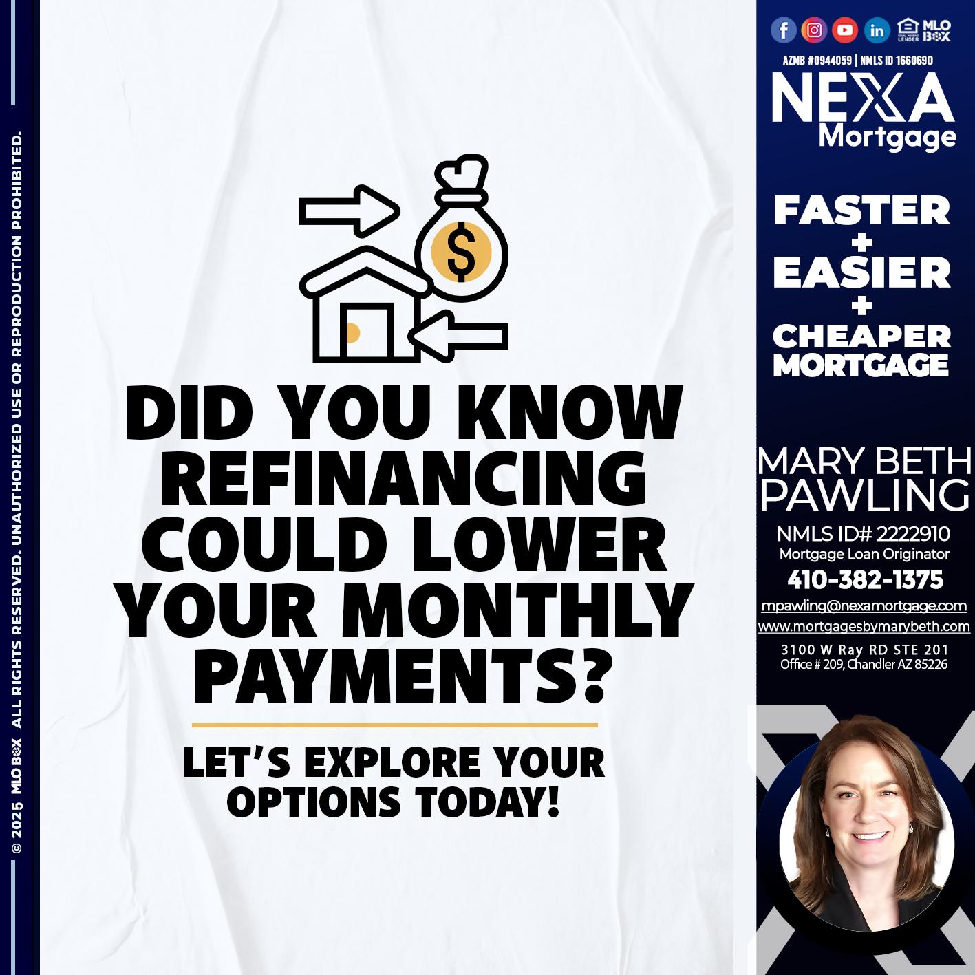 DID YOU KNOW - Mary Beth Pawling -Mortgage Loan Originator