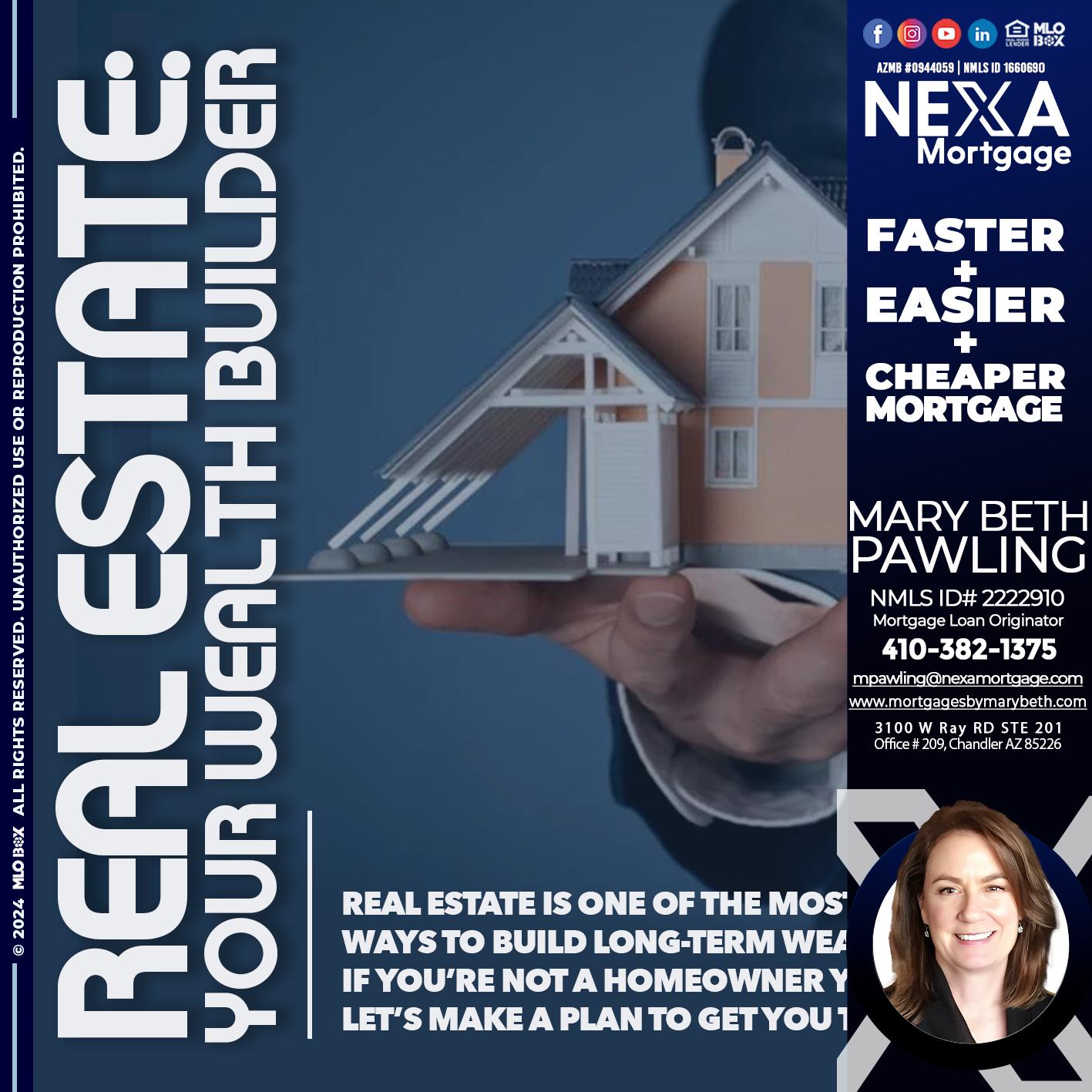 REAL ESTATE - Mary Beth Pawling -Mortgage Loan Originator