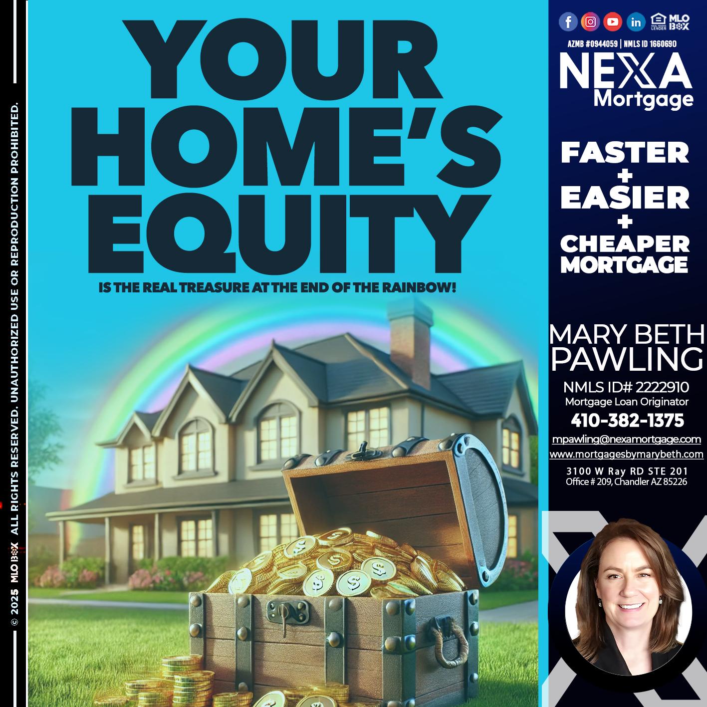 YOUR HOME´S EQUITY - Mary Beth Pawling -Mortgage Loan Originator