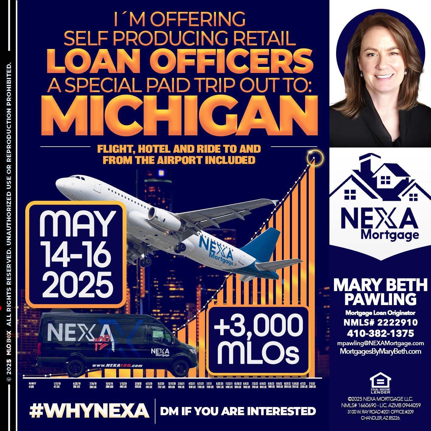 MICHIGAN TRIP - Mary Beth Pawling -Mortgage Loan Originator
