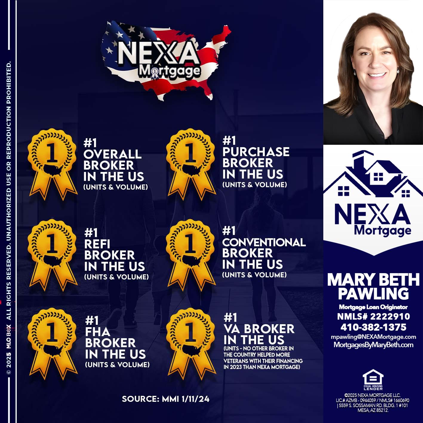 #1 - Mary Beth Pawling -Mortgage Loan Originator