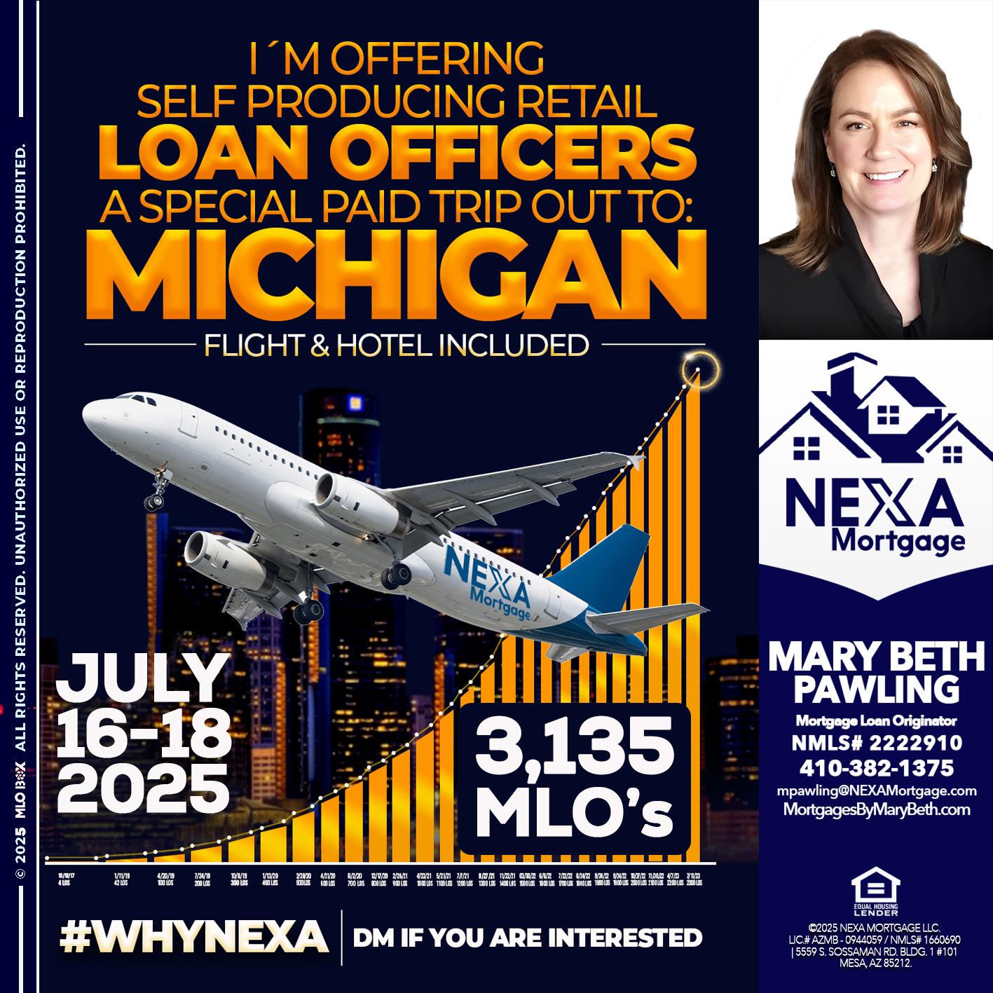 MICHIGAN TRIP - Mary Beth Pawling -Mortgage Loan Originator