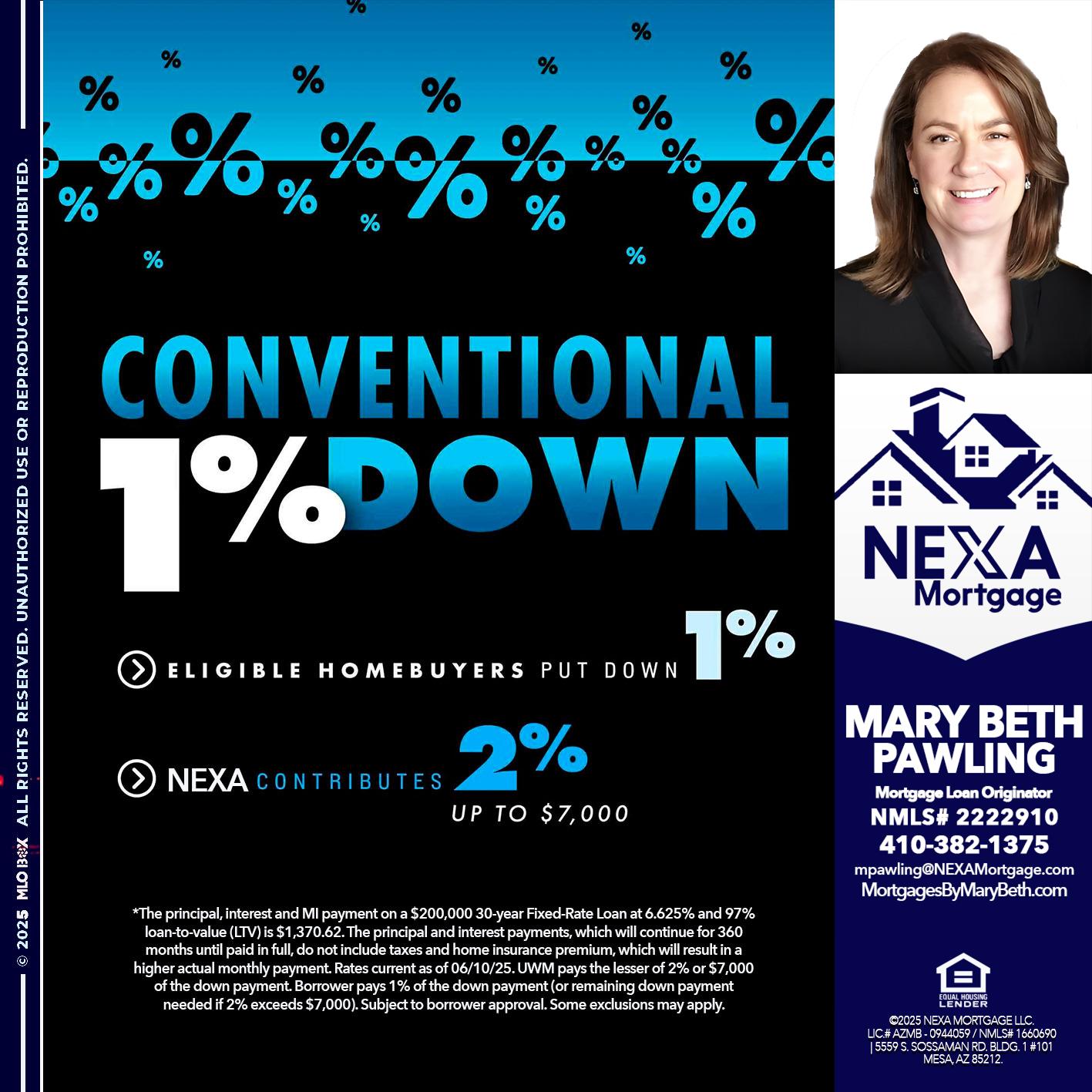conventional - Mary Beth Pawling -Mortgage Loan Originator