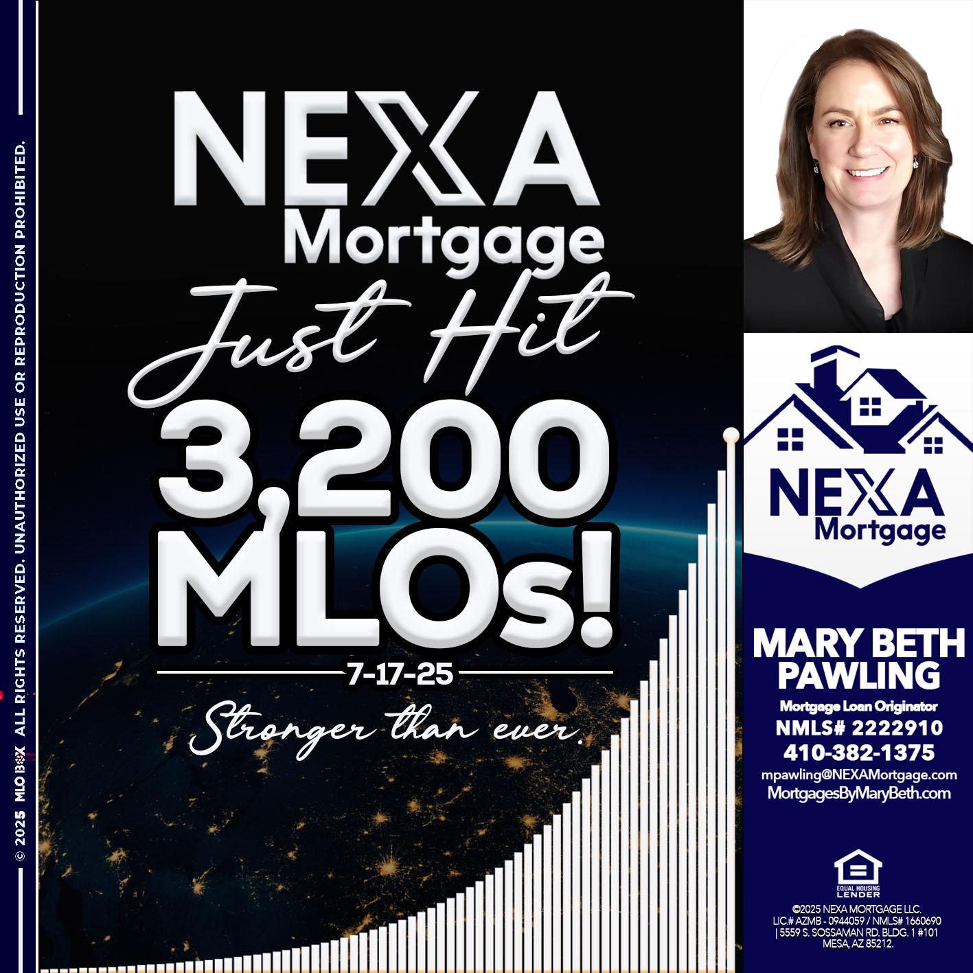 3200 MLOs - Mary Beth Pawling -Mortgage Loan Originator