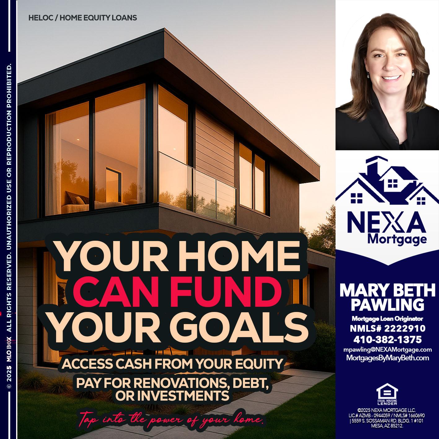 HELOC - Mary Beth Pawling -Mortgage Loan Originator