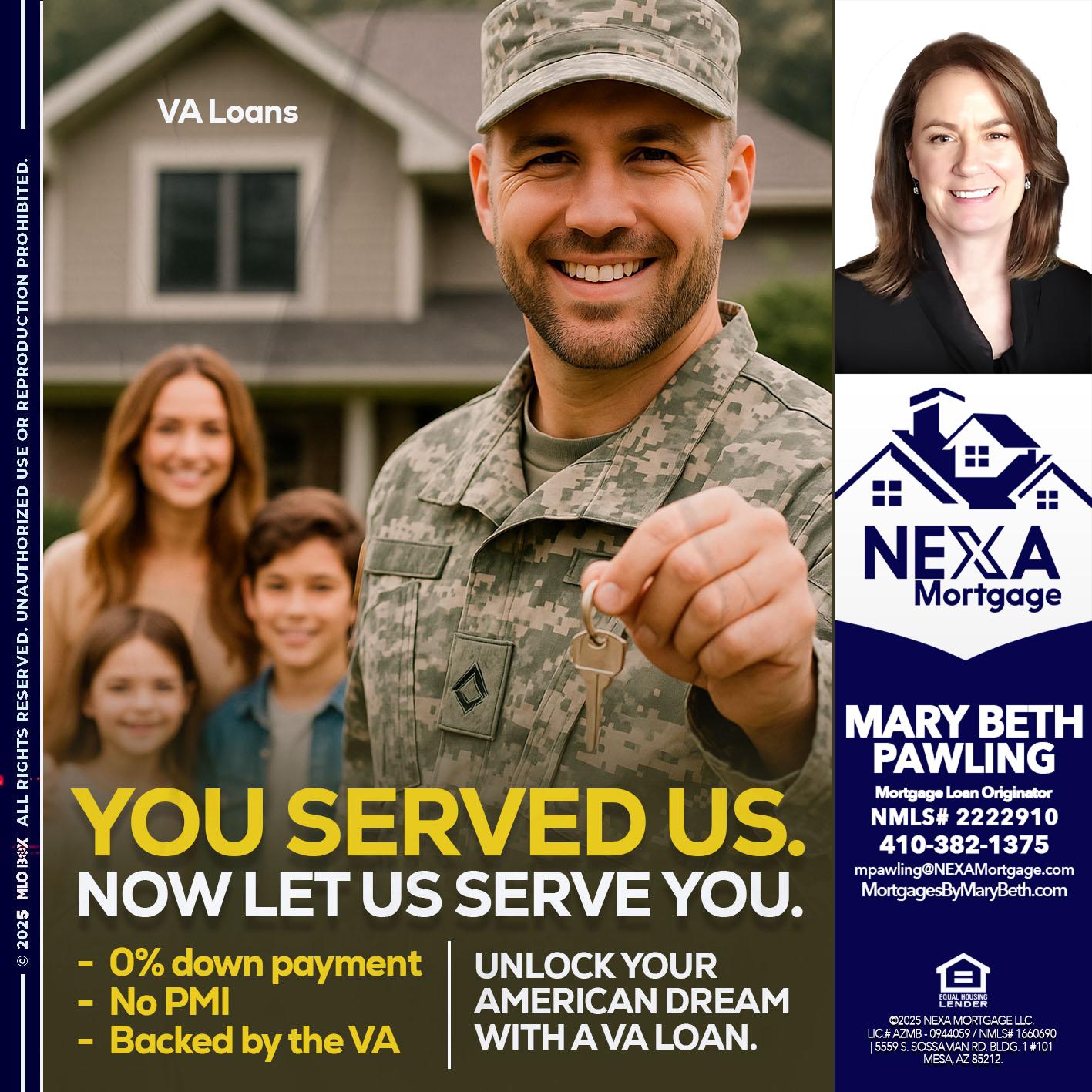 YOU DESERVED - Mary Beth Pawling -Mortgage Loan Originator