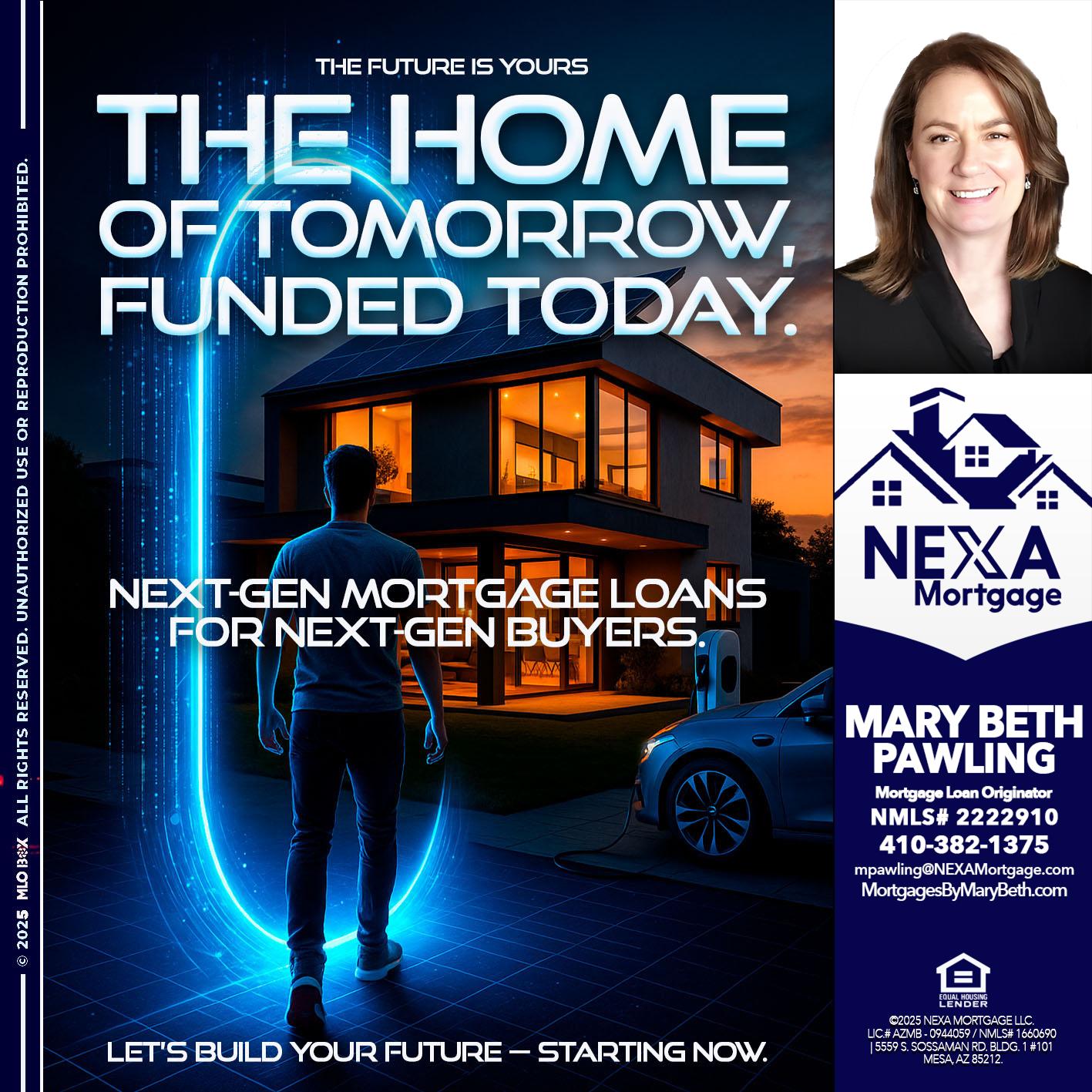 THE HOME - Mary Beth Pawling -Mortgage Loan Originator