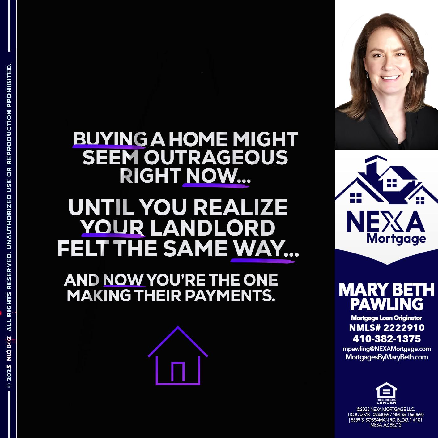 BUYING A HOME - Mary Beth Pawling -Mortgage Loan Originator