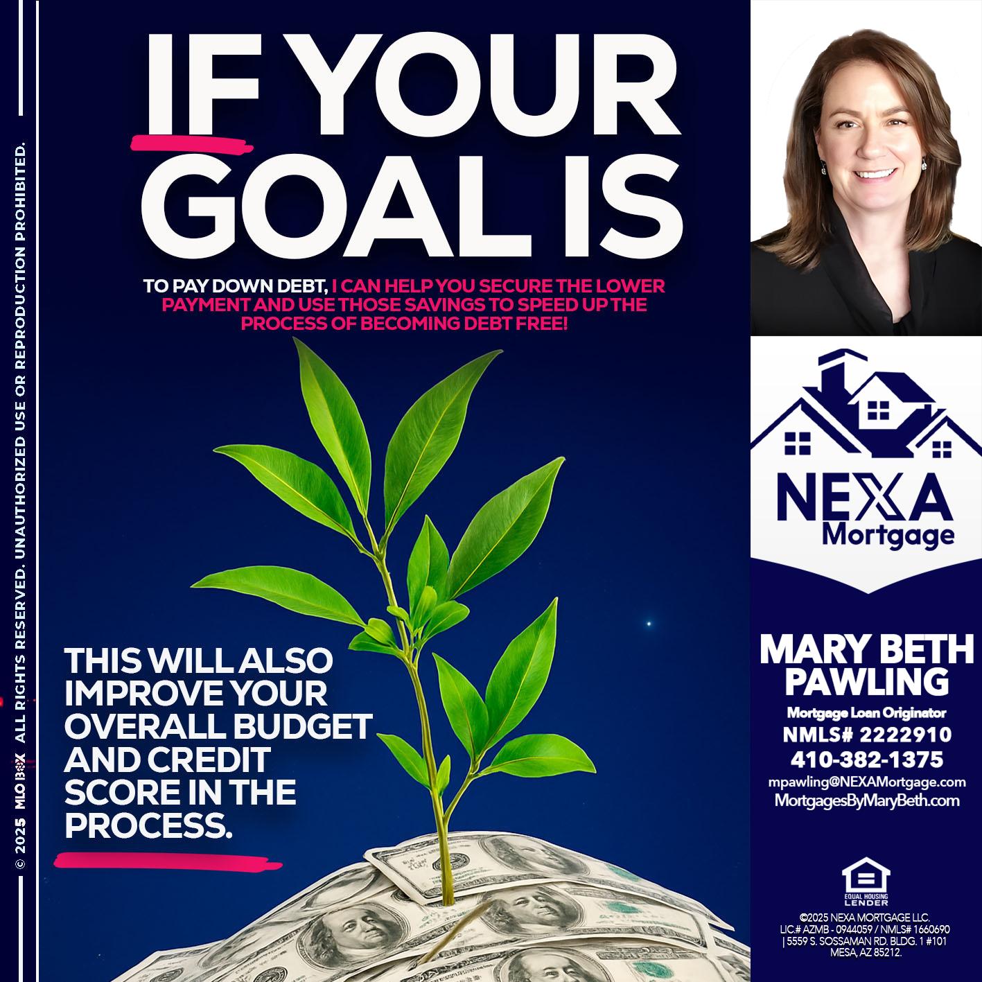 if your goal is - Mary Beth Pawling -Mortgage Loan Originator