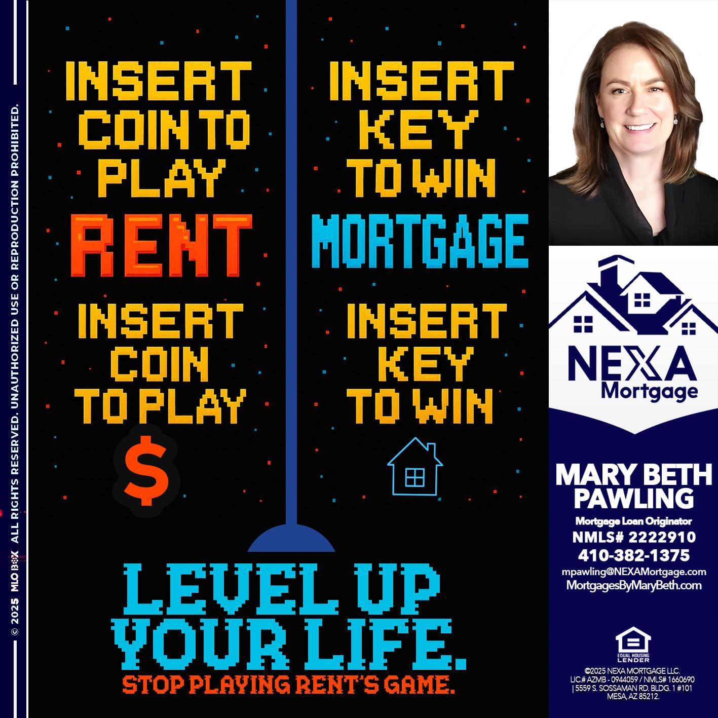 INSERT COIN - Mary Beth Pawling -Mortgage Loan Originator