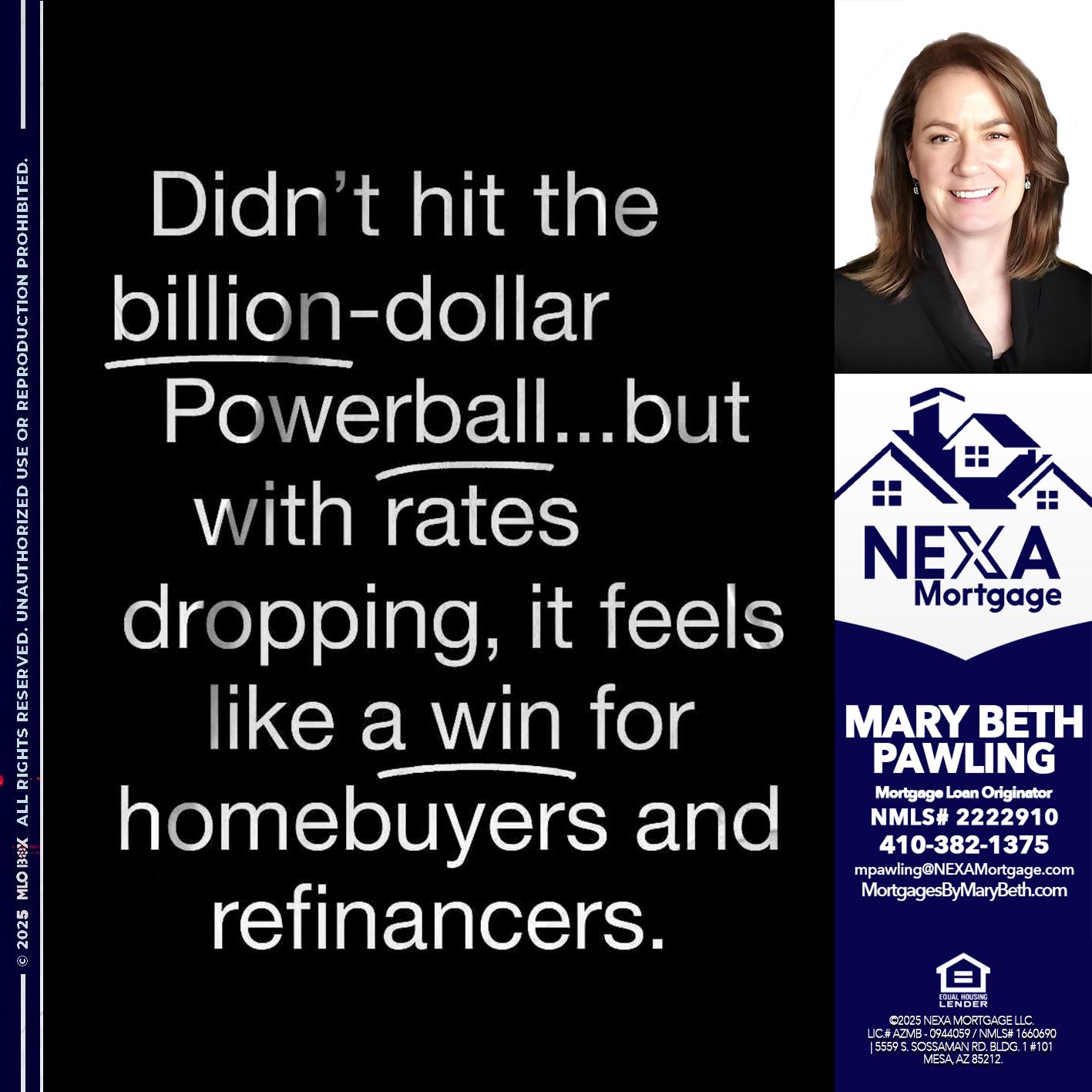 DIDNT HIT - Mary Beth Pawling -Mortgage Loan Originator