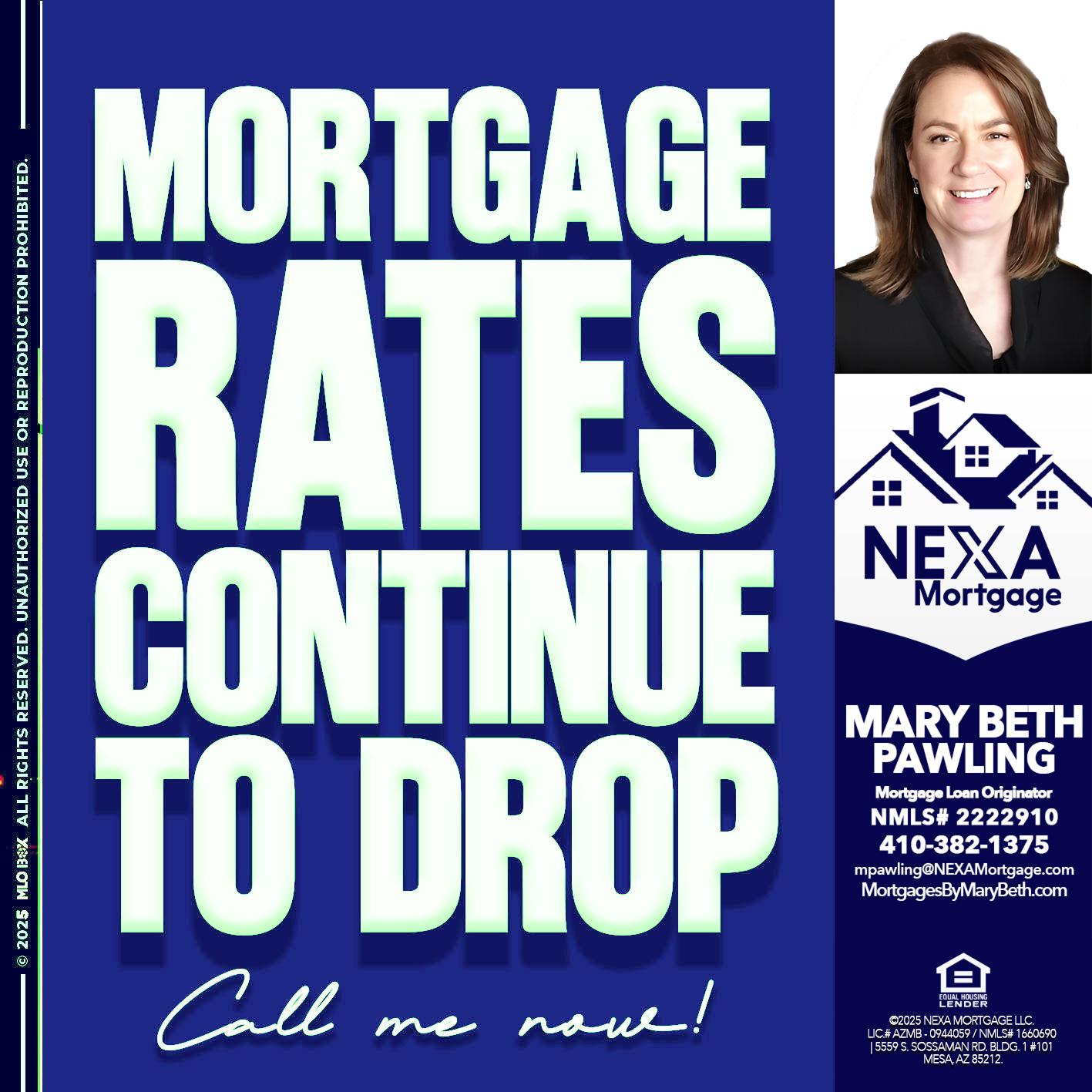MORTGAGE RATES - Mary Beth Pawling -Mortgage Loan Originator
