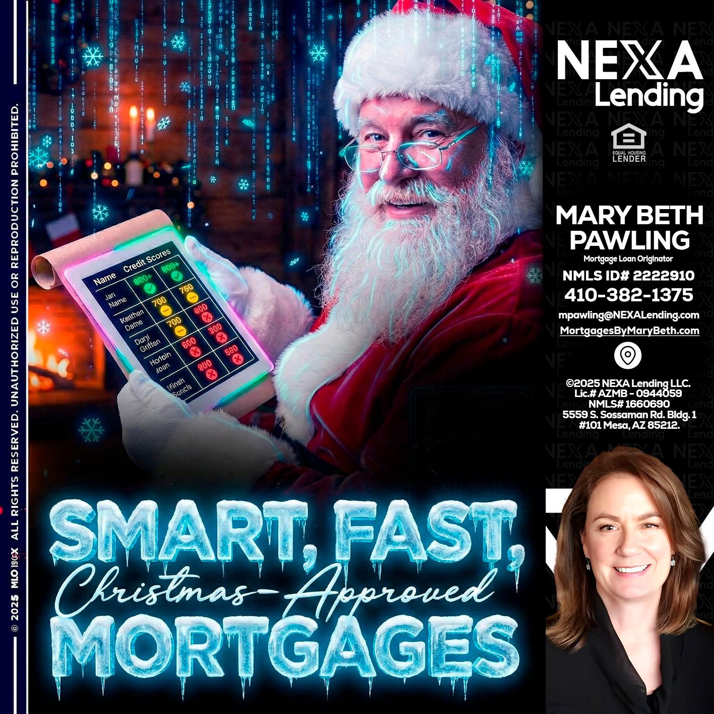 SMART, FAST - Mary Beth Pawling -Mortgage Loan Originator