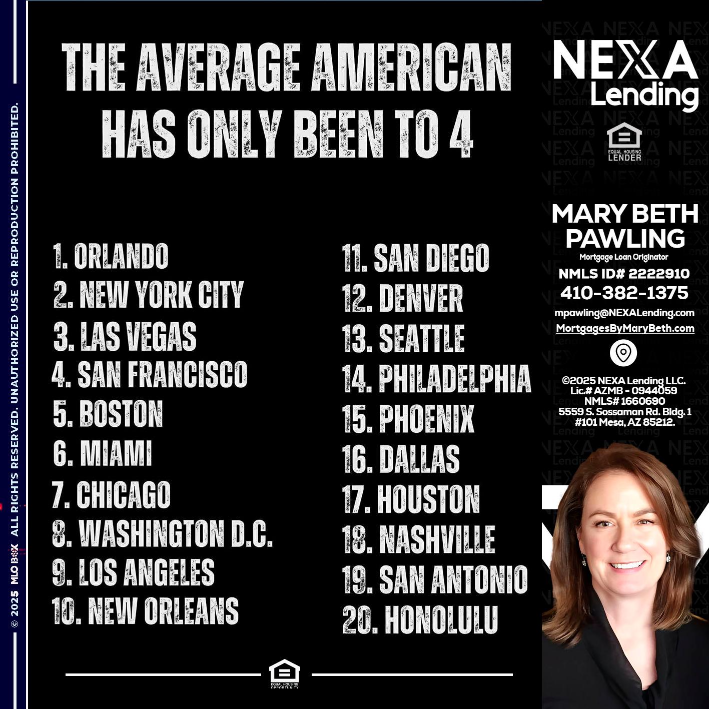 THE AVERAGE AMERICAN - Mary Beth Pawling -Mortgage Loan Originator