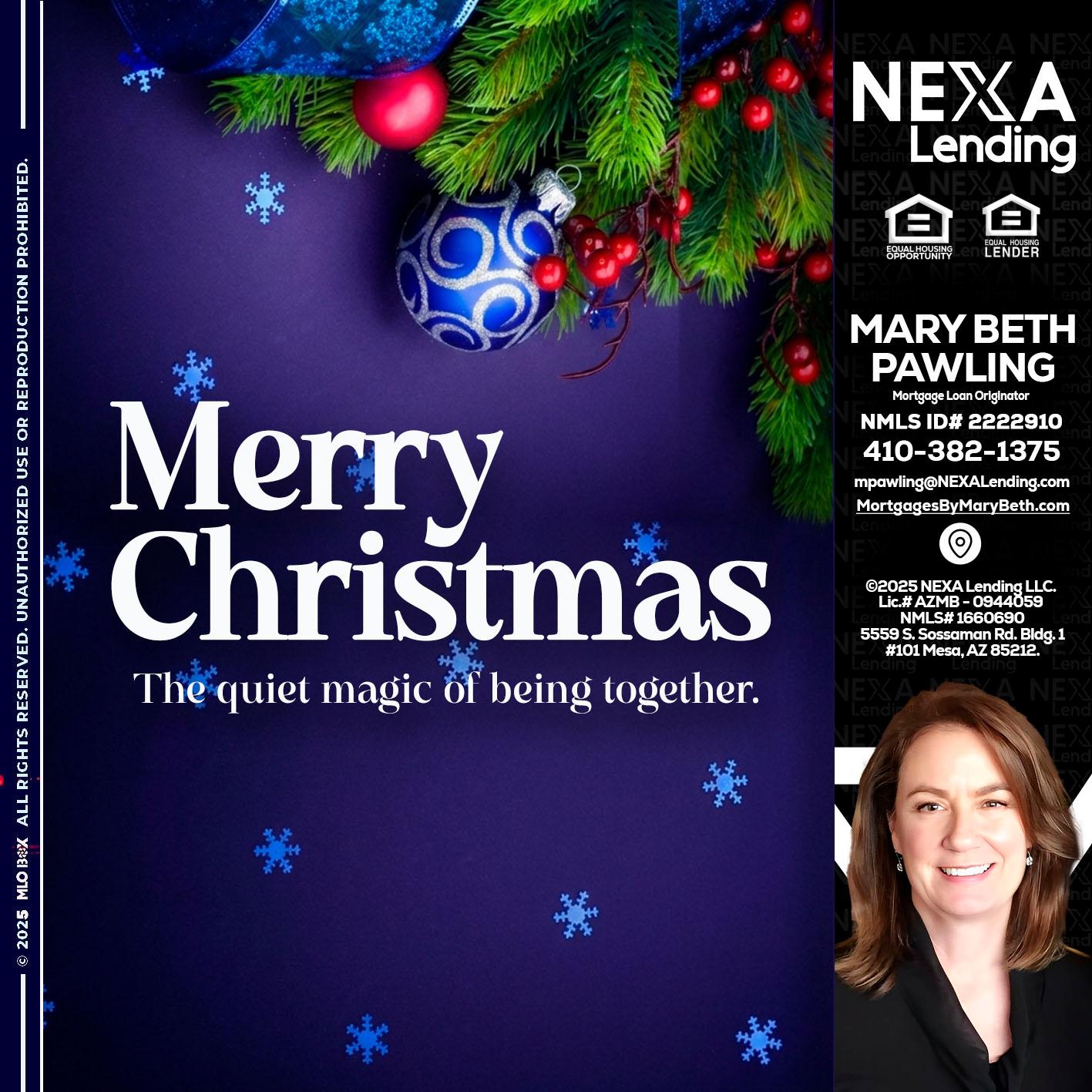 merry christmas - Mary Beth Pawling -Mortgage Loan Originator