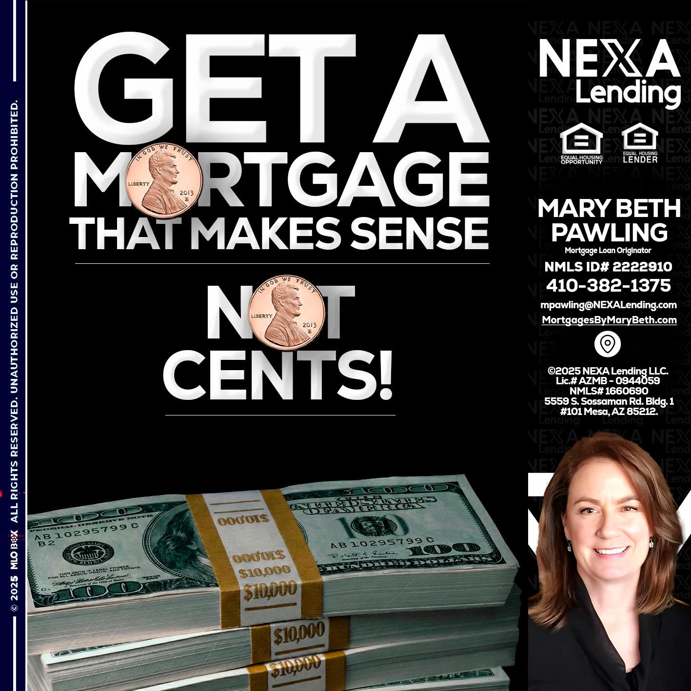 get a mortgage - Mary Beth Pawling -Mortgage Loan Originator
