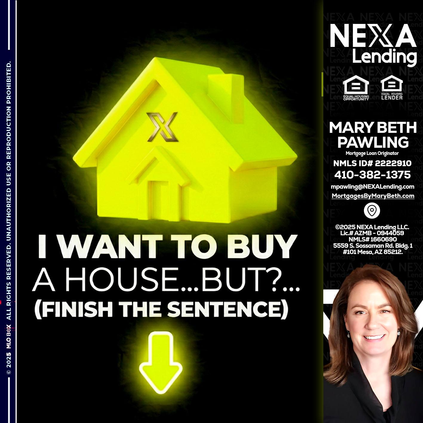 i want to buy - Mary Beth Pawling -Mortgage Loan Originator