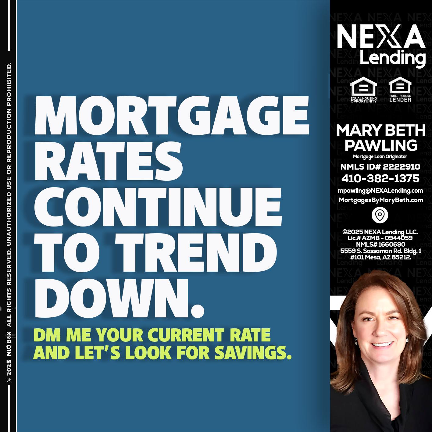MORTGAGE RATES - Mary Beth Pawling -Mortgage Loan Originator