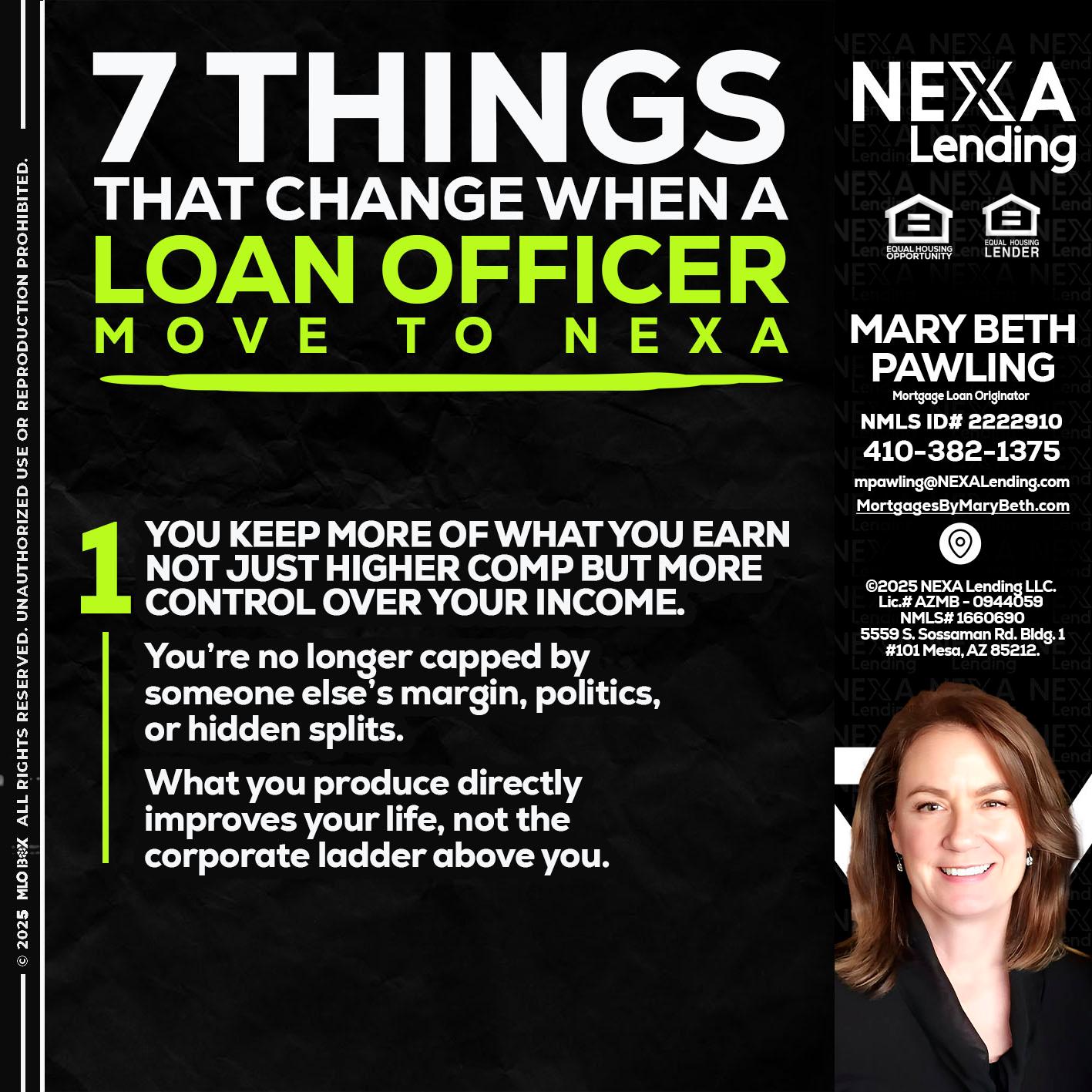 7 THINGS (1) - Mary Beth Pawling -Mortgage Loan Originator