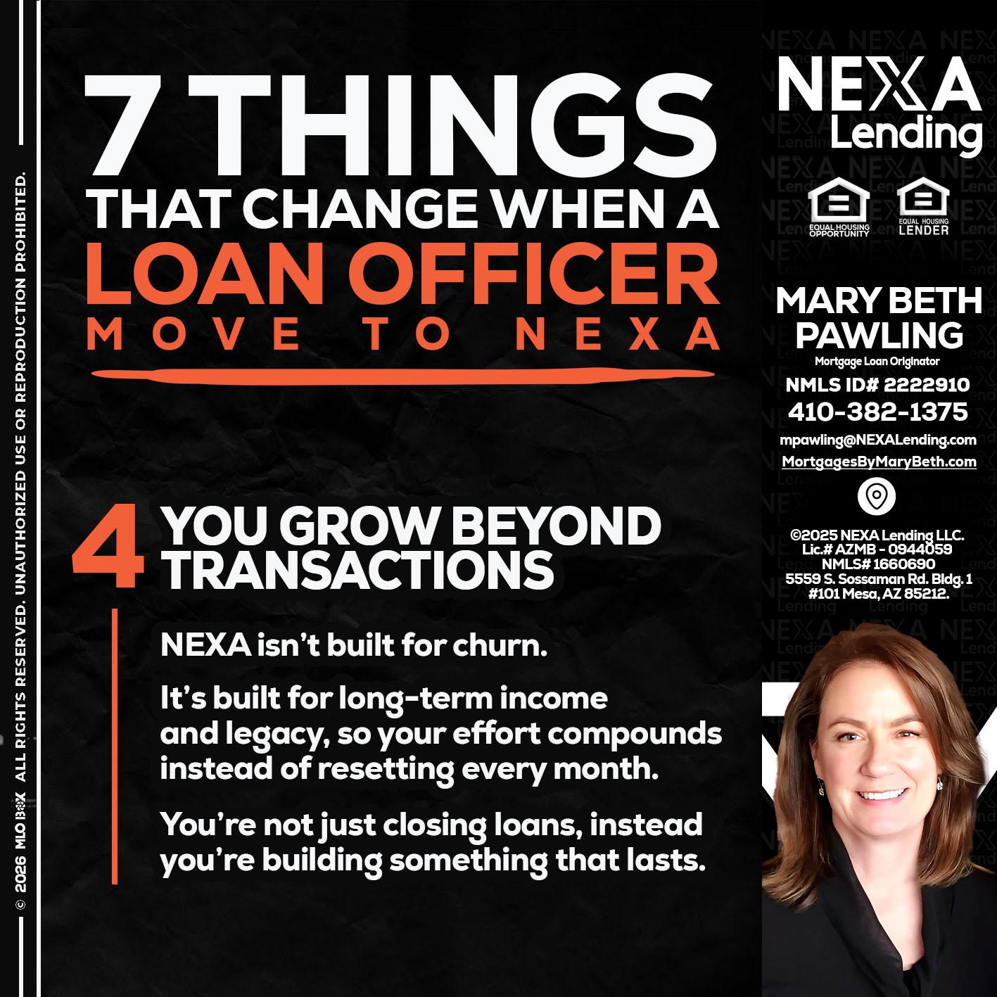 7 THINGS (4) - Mary Beth Pawling -Mortgage Loan Originator