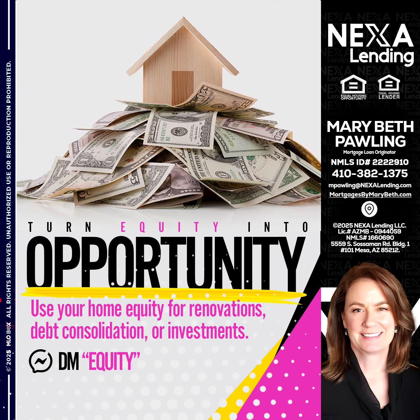 opportunity - Mary Beth Pawling -Mortgage Loan Originator