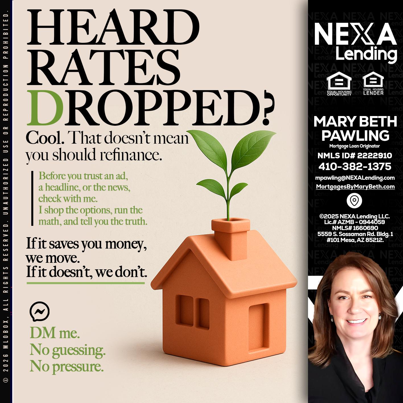 HEARD RATES - Mary Beth Pawling -Mortgage Loan Originator