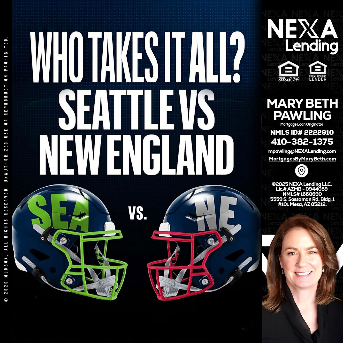 WHO TAKE IT ALL? - Mary Beth Pawling -Mortgage Loan Originator