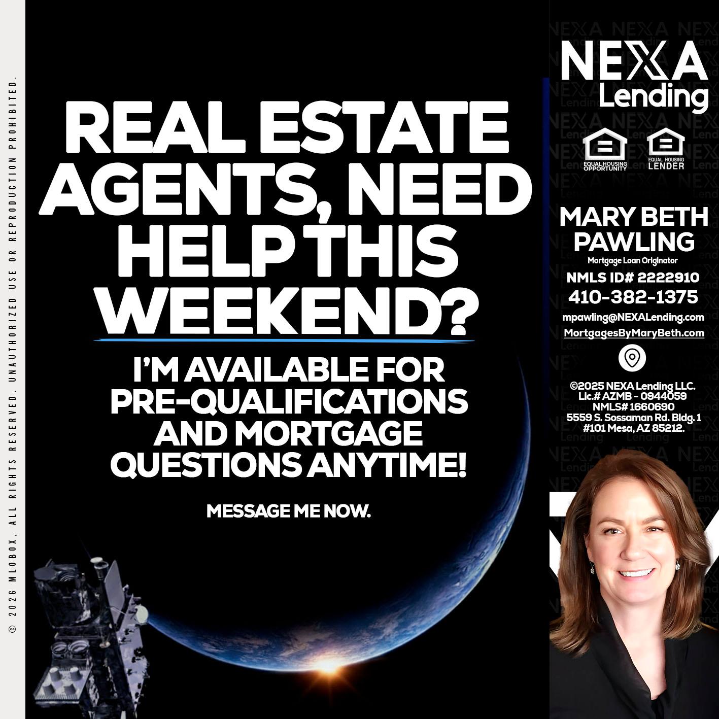REAL ESTATE AGENTS - Mary Beth Pawling -Mortgage Loan Originator