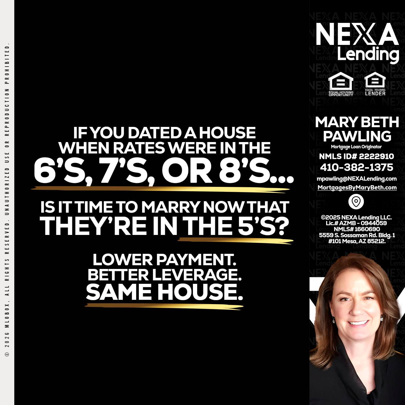 if you dated a house - Mary Beth Pawling -Mortgage Loan Originator