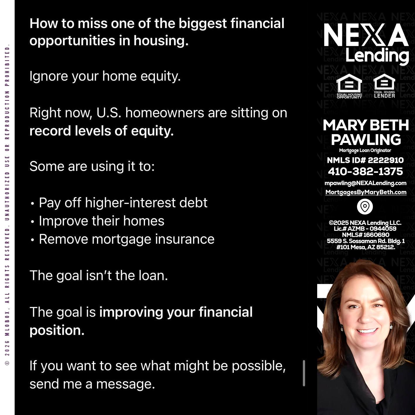 how to miss - Mary Beth Pawling -Mortgage Loan Originator