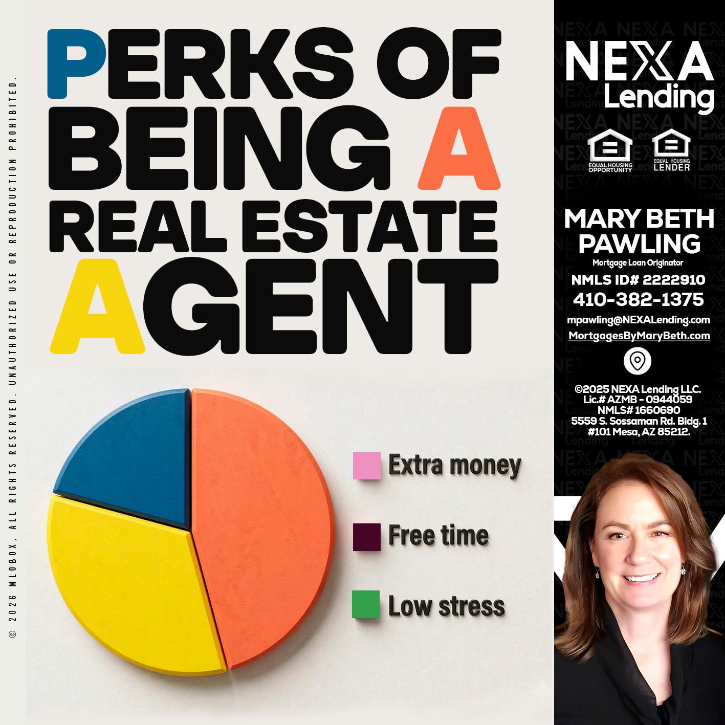 PERKS OF BEING - Mary Beth Pawling -Mortgage Loan Originator