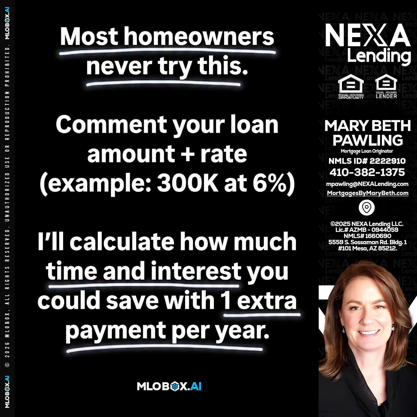 most owners - Mary Beth Pawling -Mortgage Loan Originator