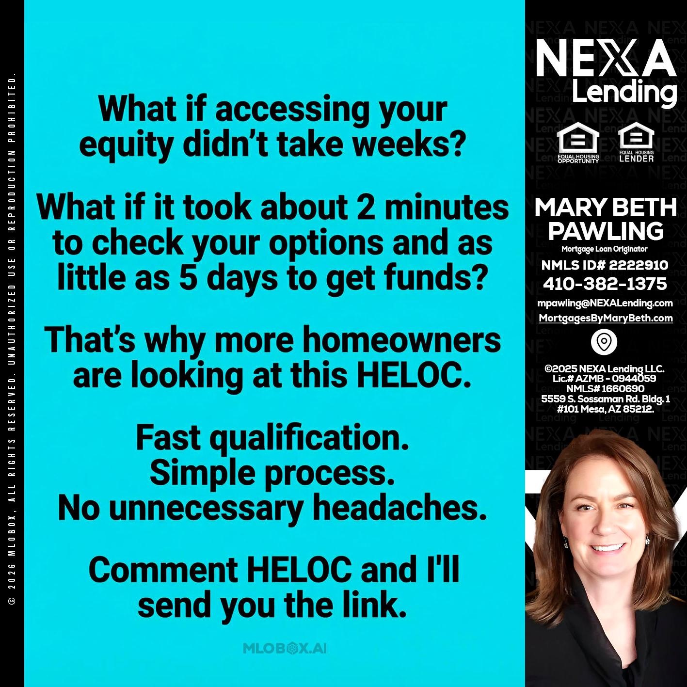 what if - Mary Beth Pawling -Mortgage Loan Originator