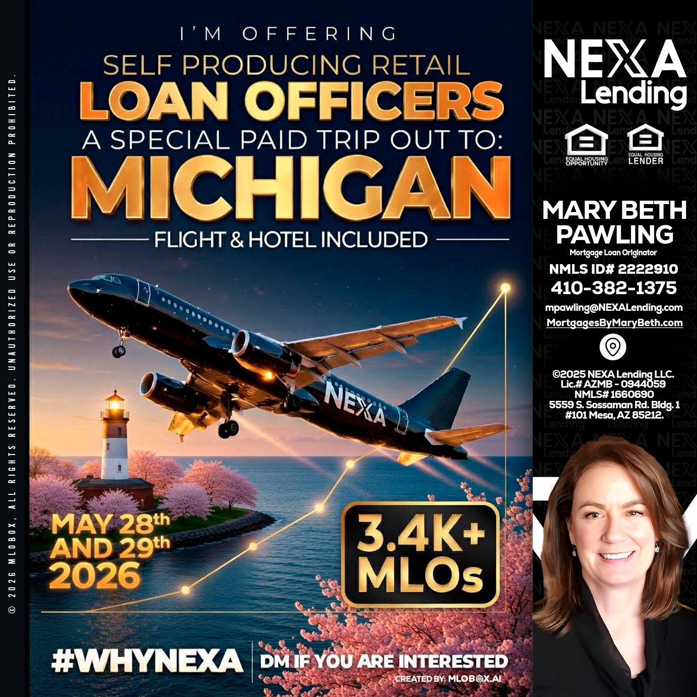 MICHIGAN TRIP - Mary Beth Pawling -Mortgage Loan Originator