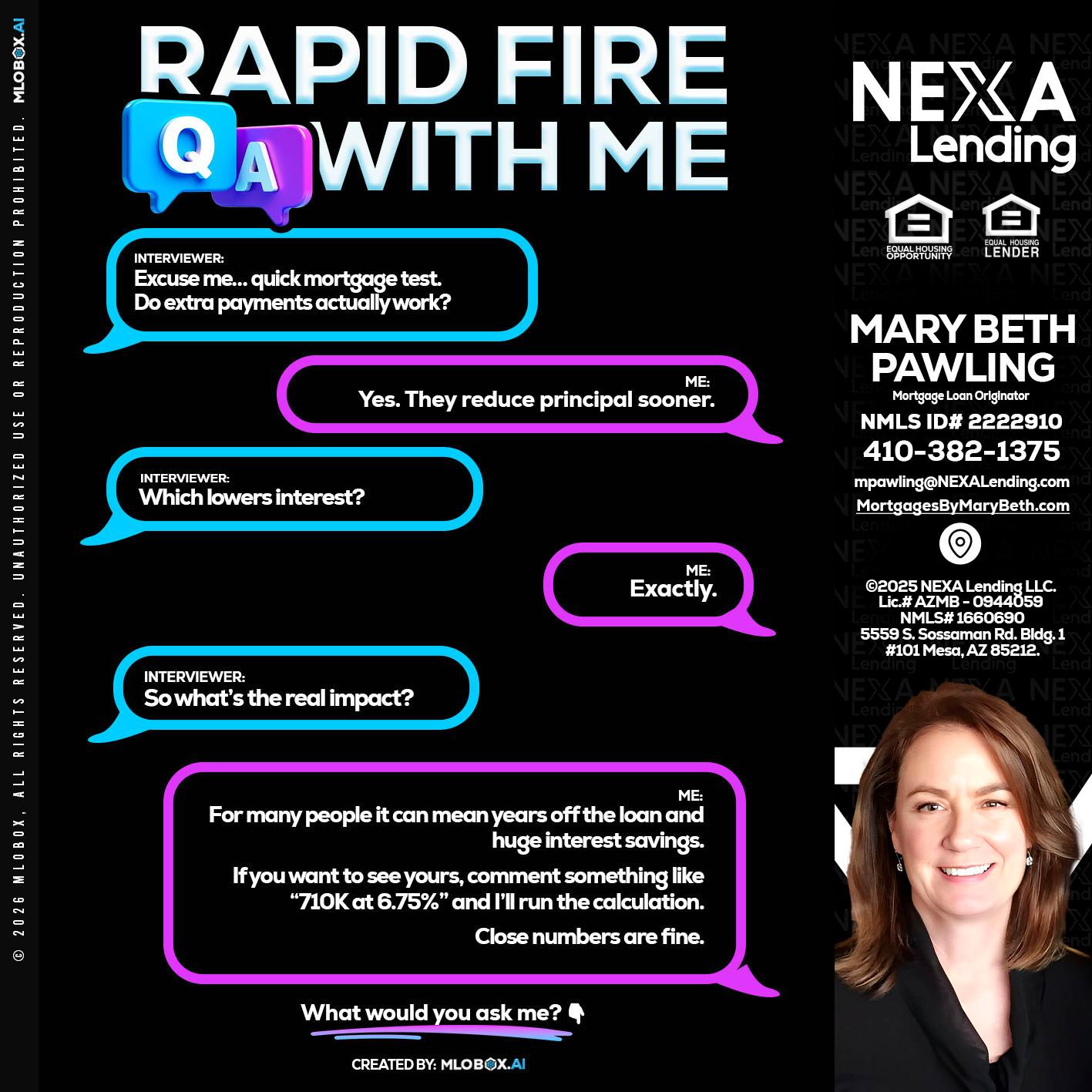RAPID QA - Mary Beth Pawling -Mortgage Loan Originator