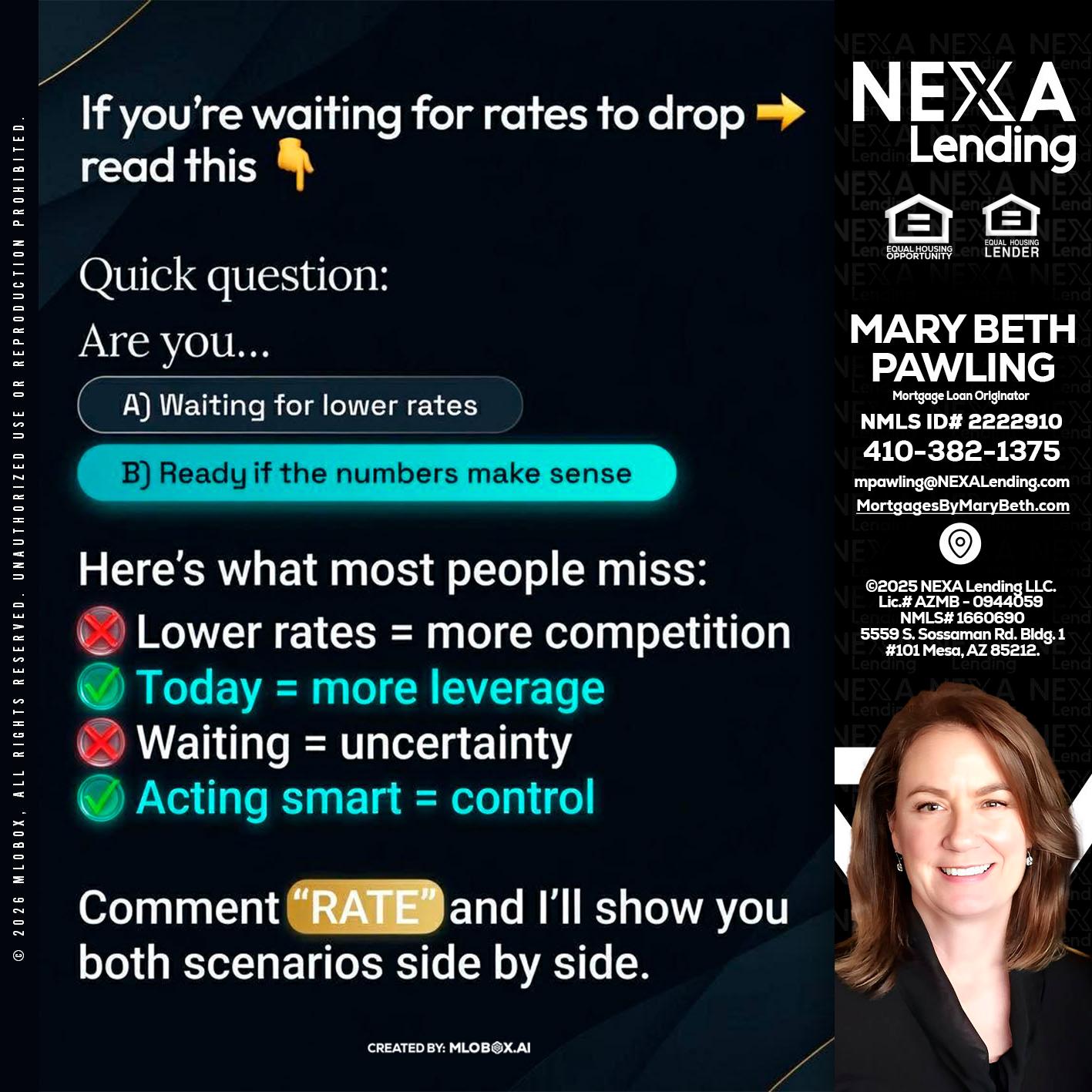IF YOU ARE - Mary Beth Pawling -Mortgage Loan Originator
