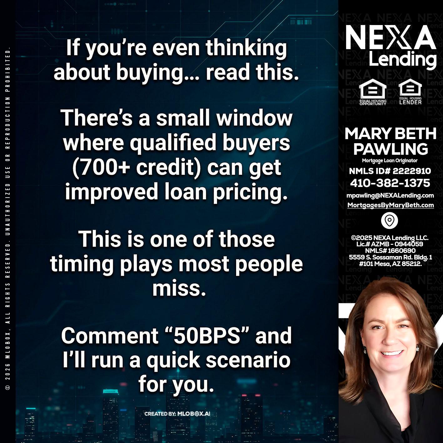 IF YOU EVER - Mary Beth Pawling -Mortgage Loan Originator