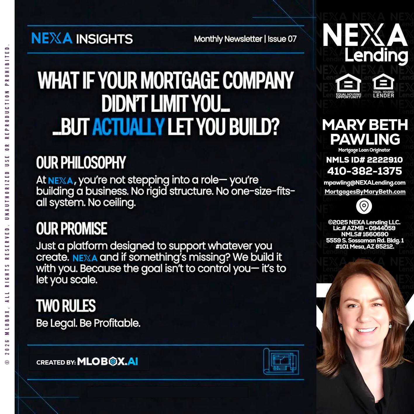 NEXA INSIGHTS - Mary Beth Pawling -Mortgage Loan Originator